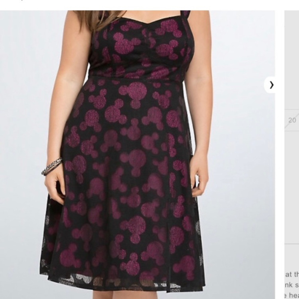 Mickey Mouse Skater Dress from TORRID NWT